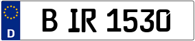 Truck License Plate